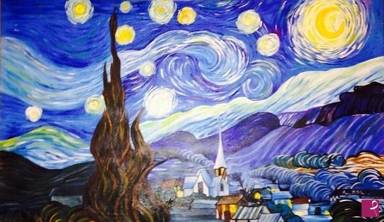 quadri in vendita online - la notte stellata
