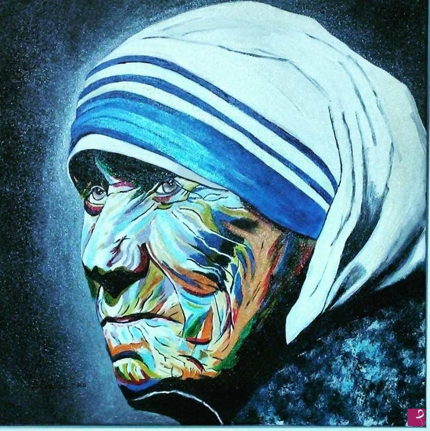 quadri in vendita online - La pace di Madre Teresa