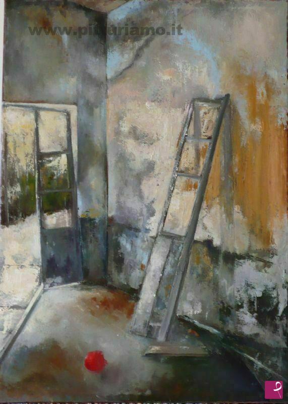 quadri in vendita online - la palla rossa