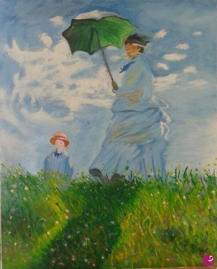 quadri in vendita online - la passeggiata di Monet
