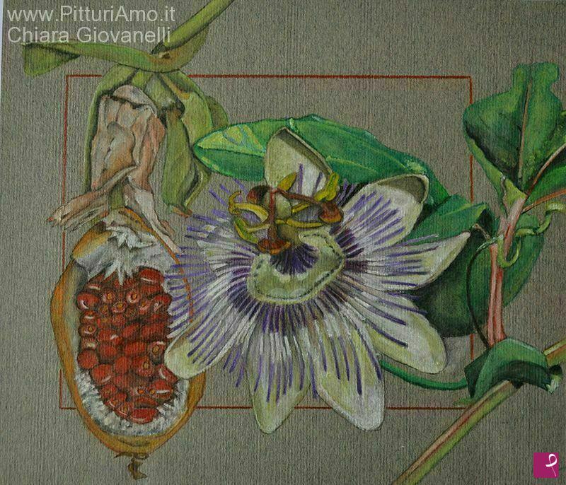 quadri in vendita online - La passiflora