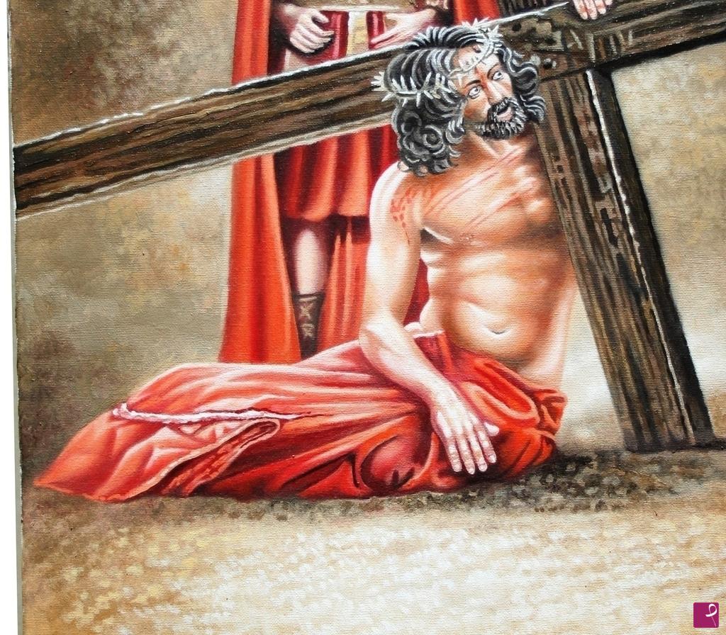 quadri in vendita online - " La Passione  " quadro moderno dipinto a mano.