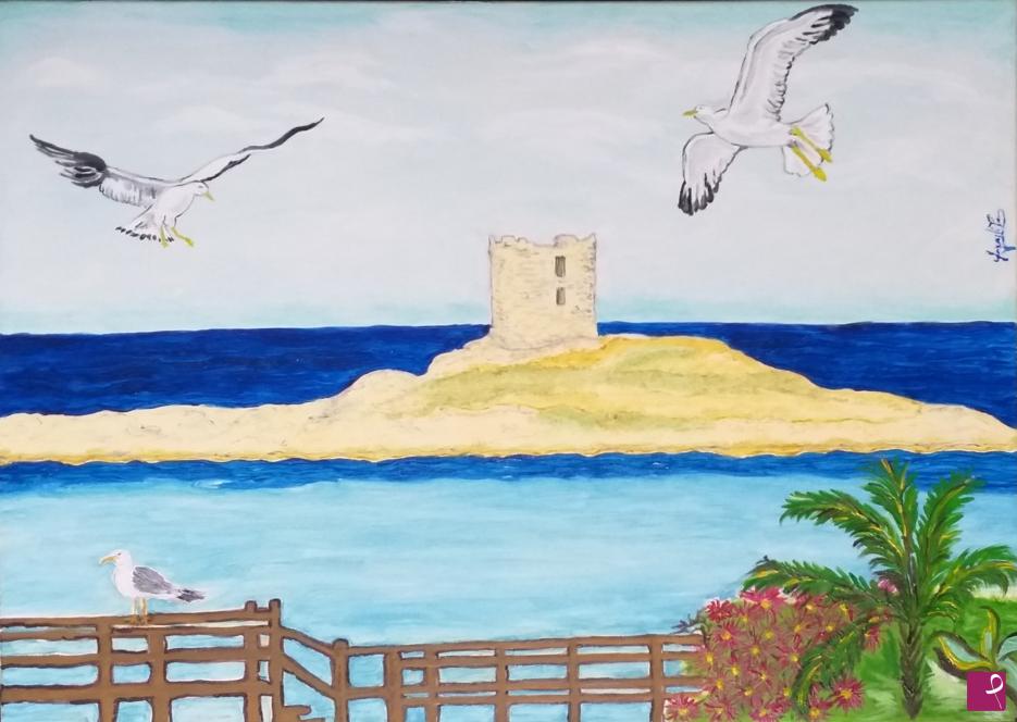 quadri in vendita online - LA PELOSA - SARDEGNA