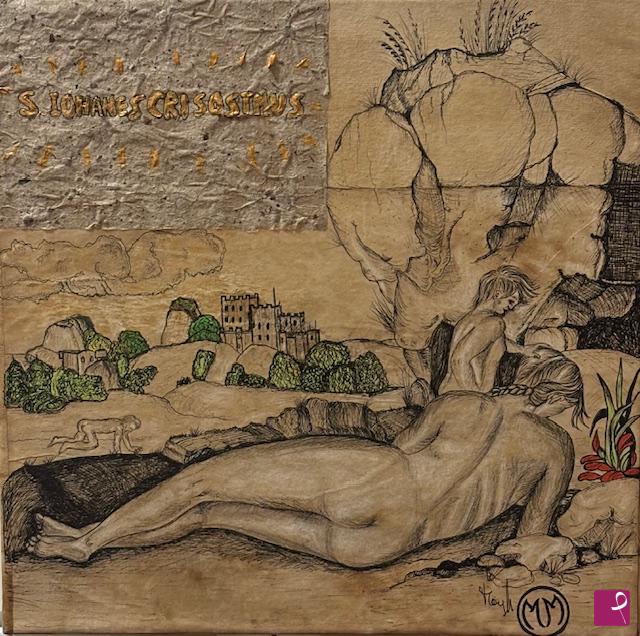 quadri in vendita online - La penitenza di San Crisostomo