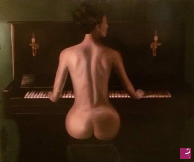 quadri in vendita online - La pianista 