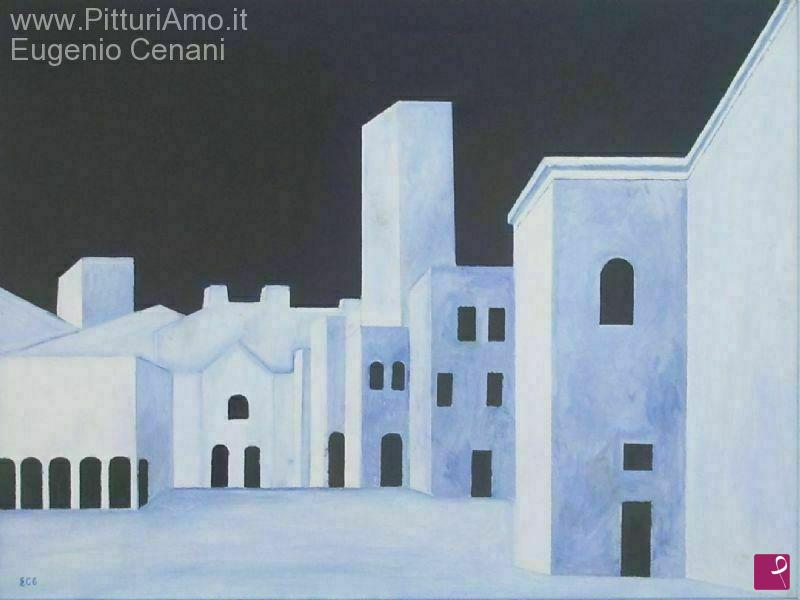 quadri in vendita online - La Piazza della Luna