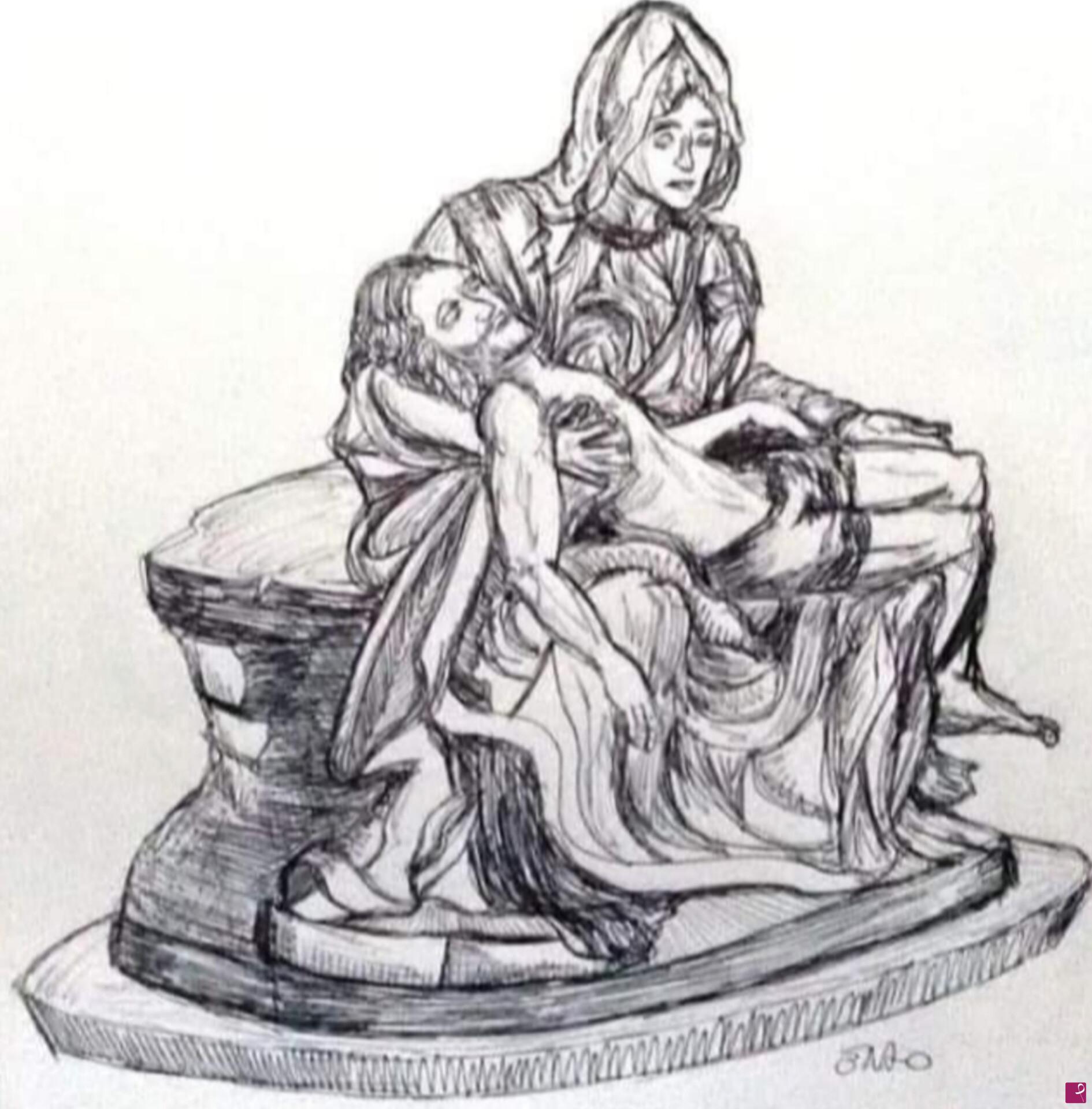 quadri in vendita online - La pietà