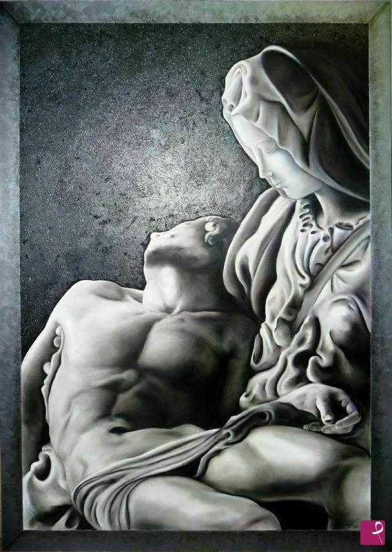 quadri in vendita online - La pietà del Michelangelo