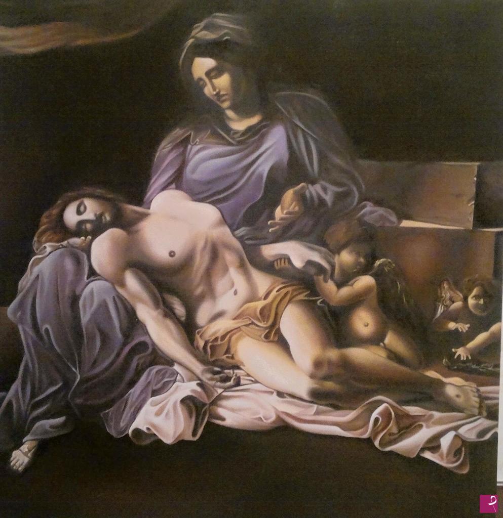 quadri in vendita online - "La pietà " di Annibale Carracci