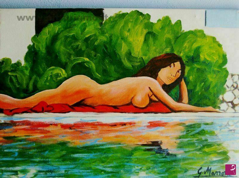 quadri in vendita online - La piscina