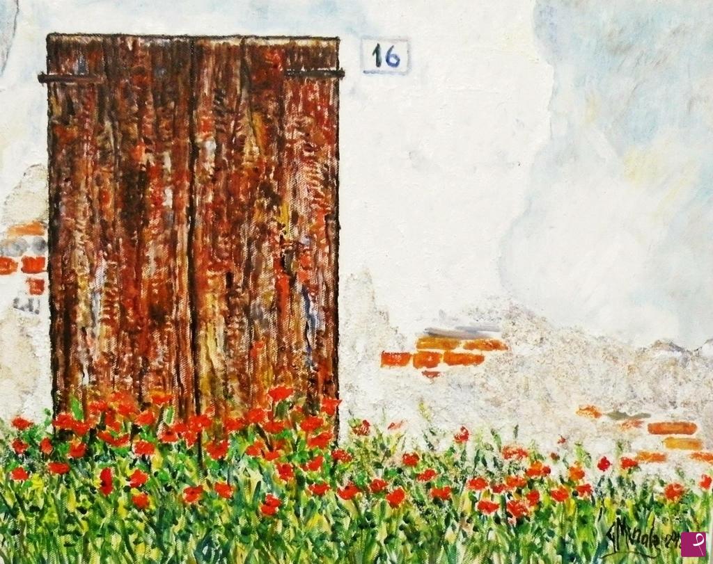 quadri in vendita online - LA PORTA CHIUSA 