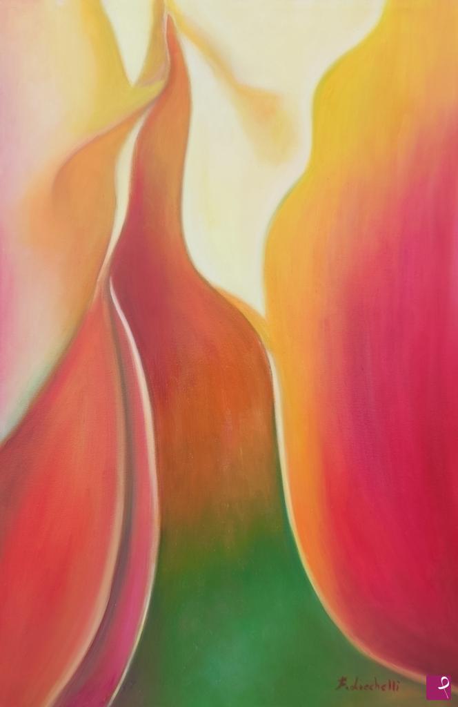quadri in vendita online - La porta dei tulipani (Tulip door)