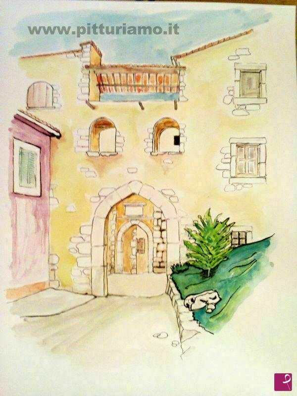 quadri in vendita online - La porta di Saturno(Arpino)
