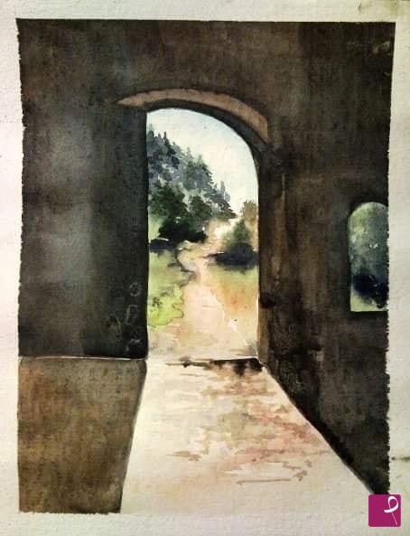 quadri in vendita online - La porta (Mosca - 2010)