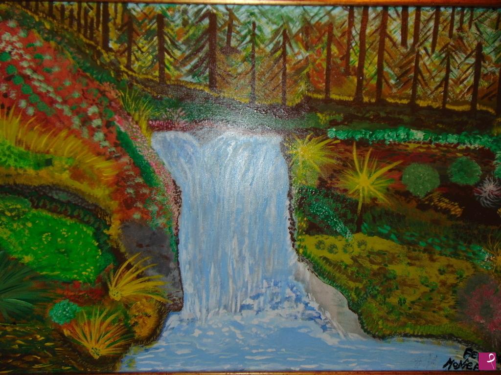 quadri in vendita online - LA PRIMAVERA NEL BOSCO 