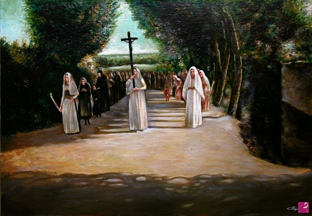 quadri in vendita online - LA PROCESSIONE