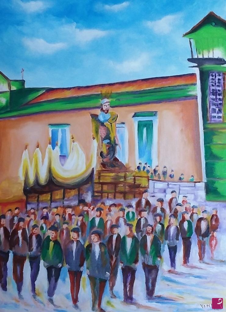 quadri in vendita online - La Processione 