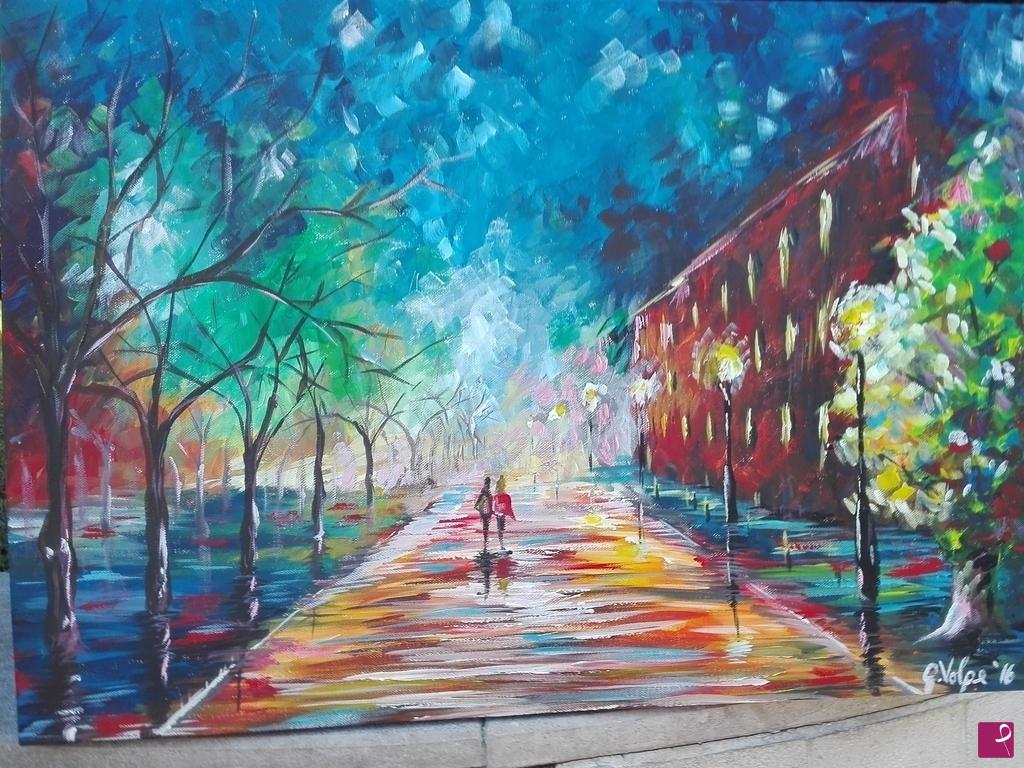 quadri in vendita online - La promenade 