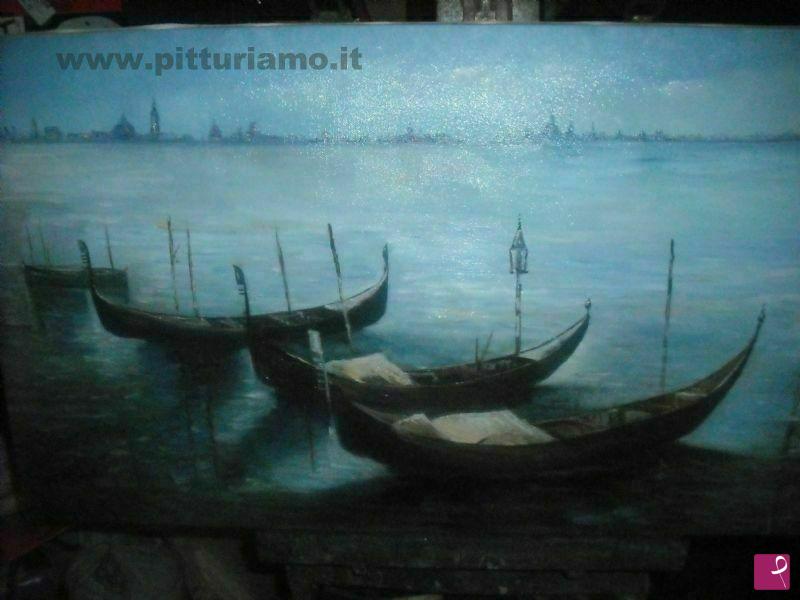 quadri in vendita online - la quiete della laguna