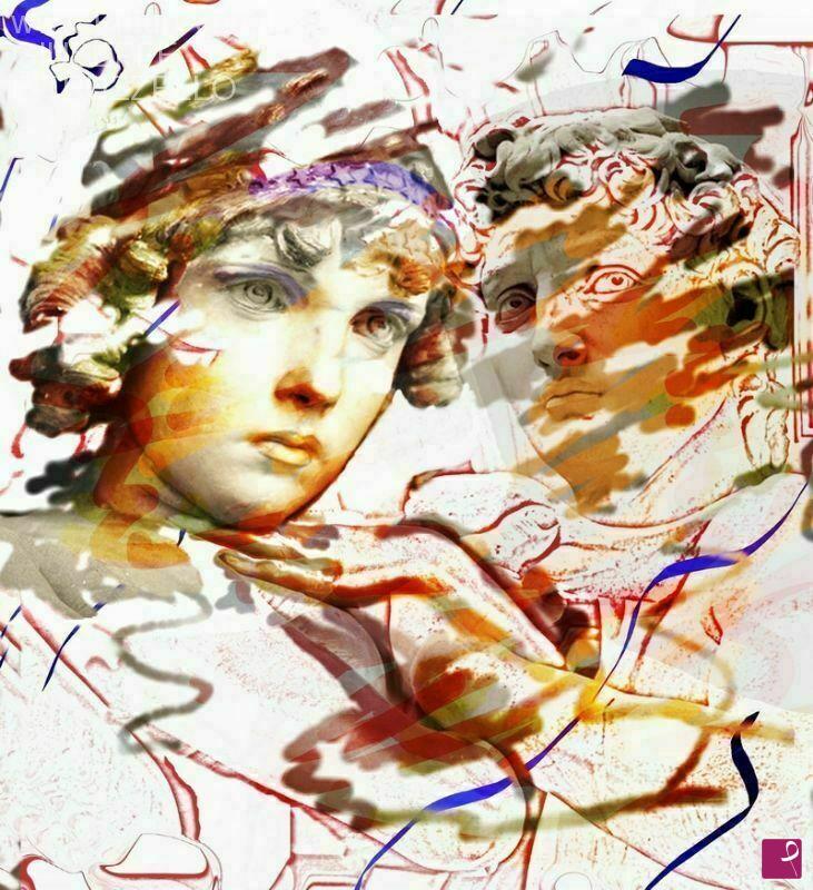 quadri in vendita online - La ragazza di David - opera III - painting