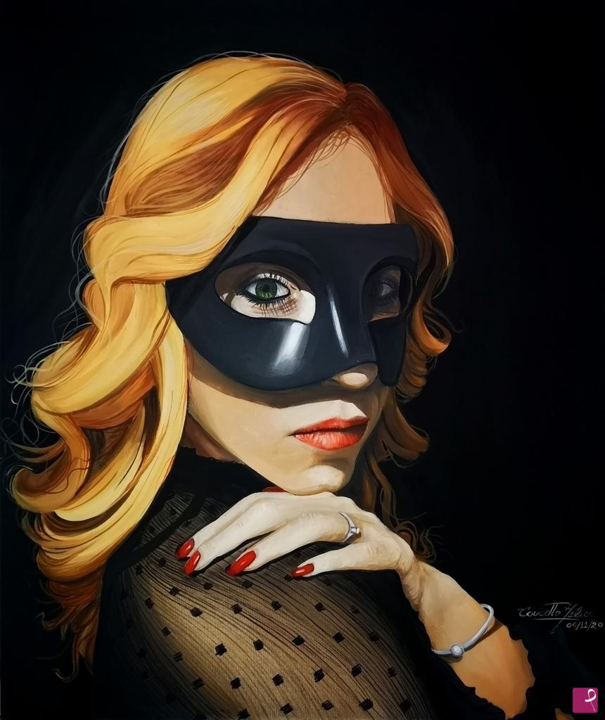 quadri in vendita online - La ragazza misteriosa 