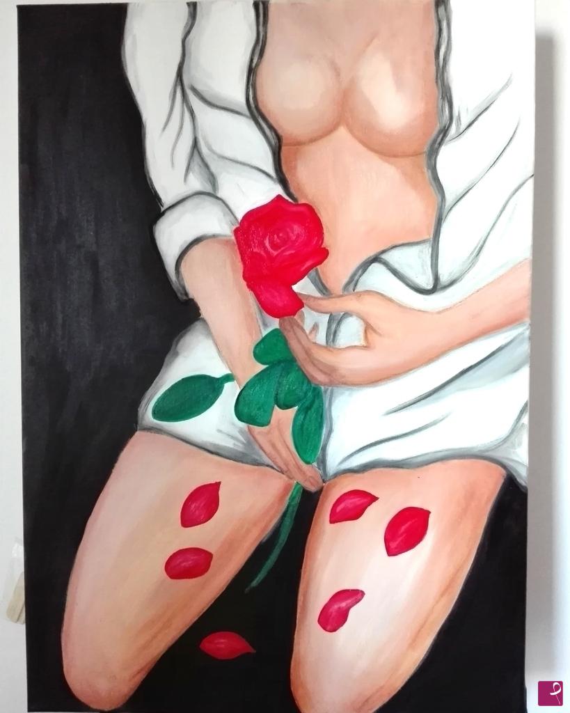 quadri in vendita online - La rosa