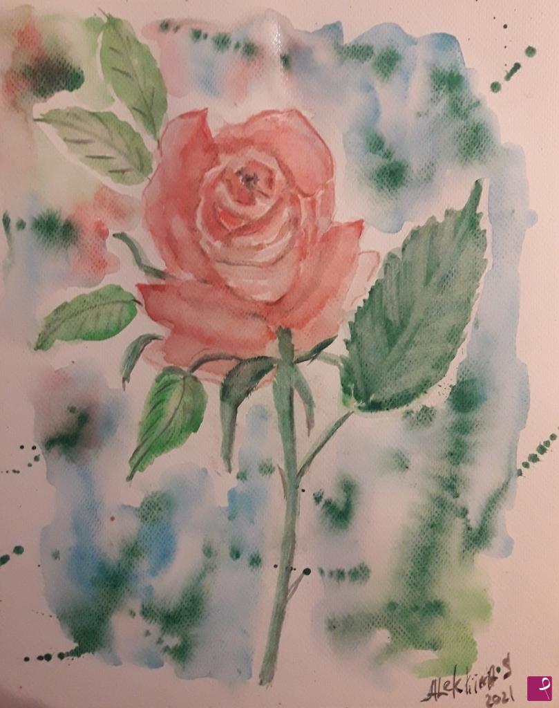 quadri in vendita online - La rosa