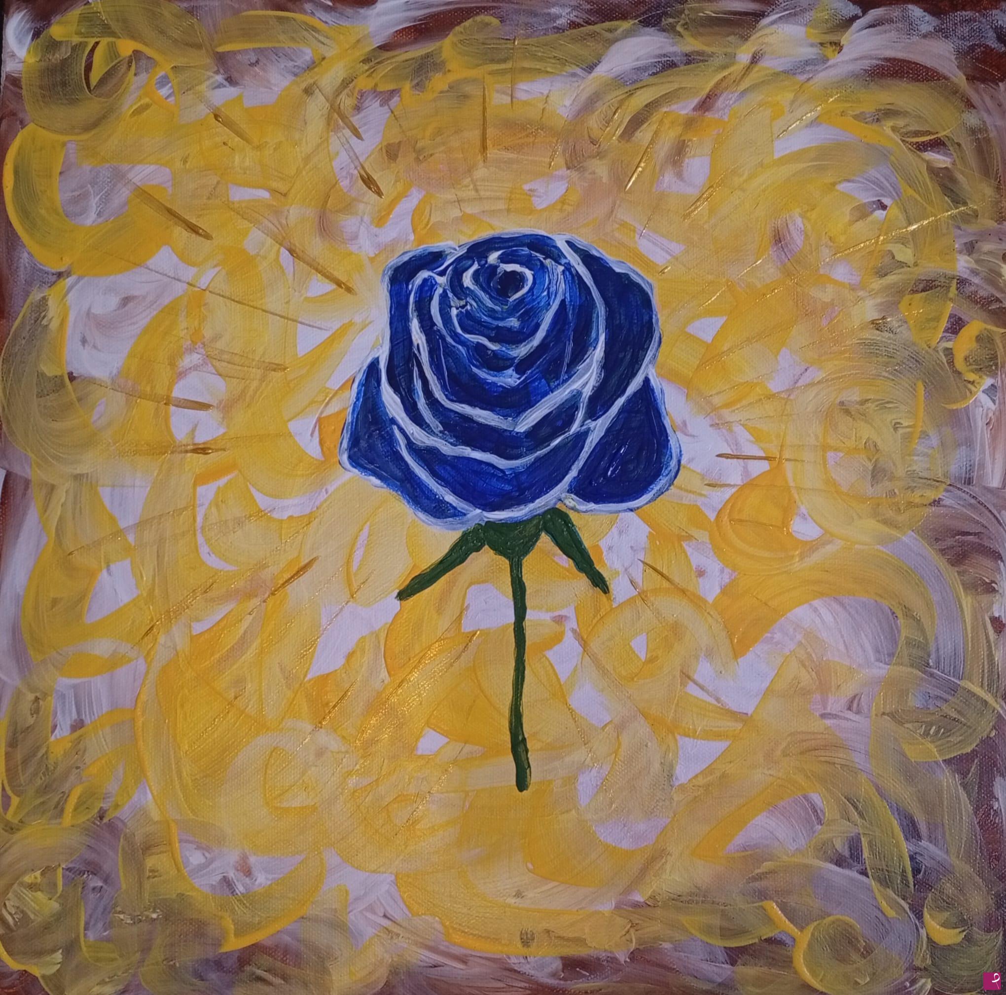 quadri in vendita online - La Rosa Blu