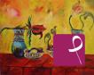 quadri in vendita online - La rosa sul Bicchiere e Askos con calle .