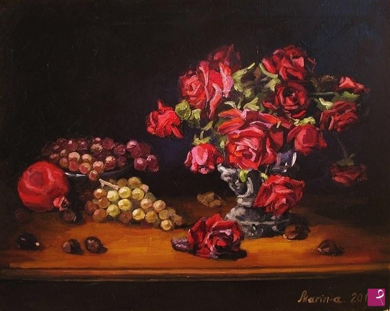 quadri in vendita online - "La rose"