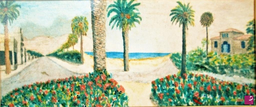 quadri in vendita online - La rotonda di Valdesi a Mondello  anno 1998  600€ venduto