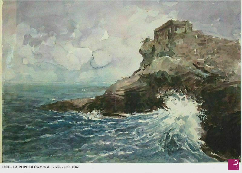 quadri in vendita online - LA RUPE DI CAMOGLI