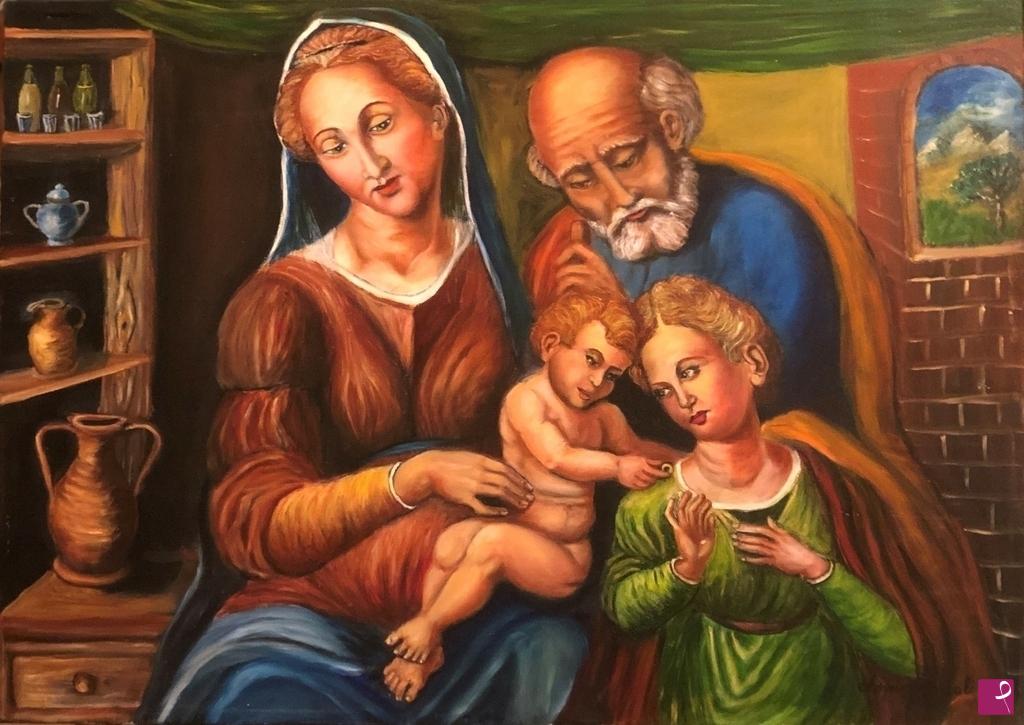 quadri in vendita online - La sacra famiglia