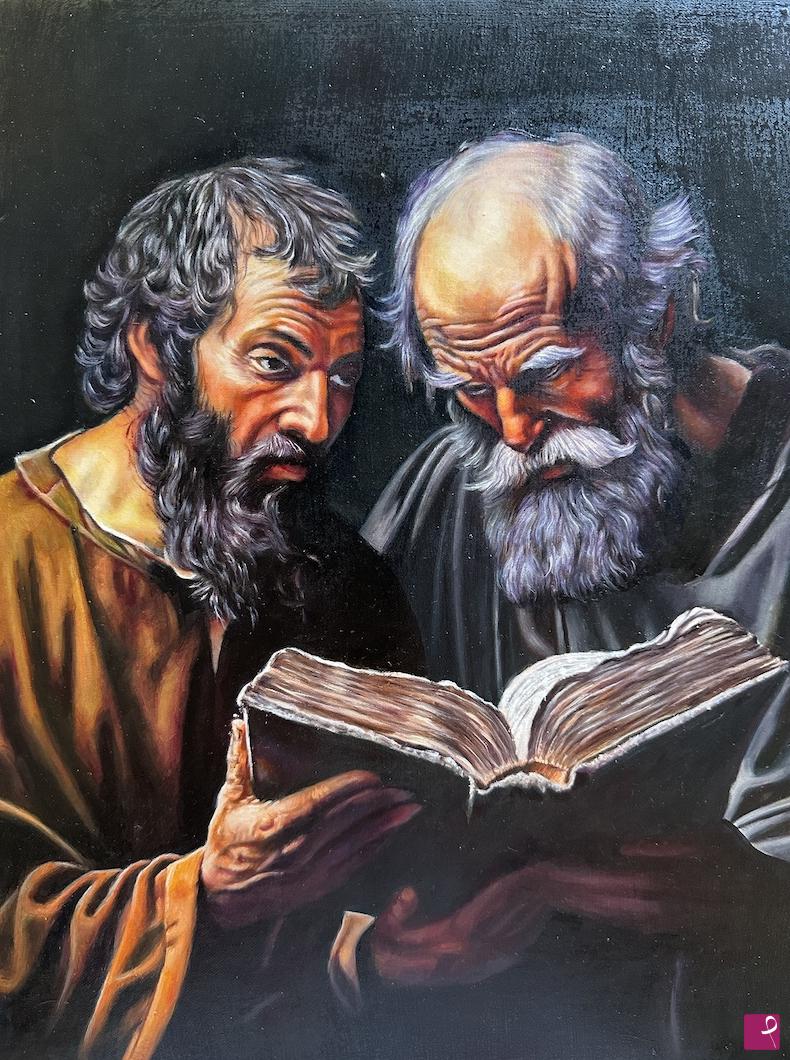 quadri in vendita online - La sacra lettura