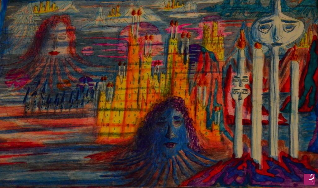 quadri in vendita online - LA SAGA DEI LUIGI DI FRANCIA NELL'ALDILA' COSMICO DEGLI UNIVERSI GOTICI ORTOGONALI
