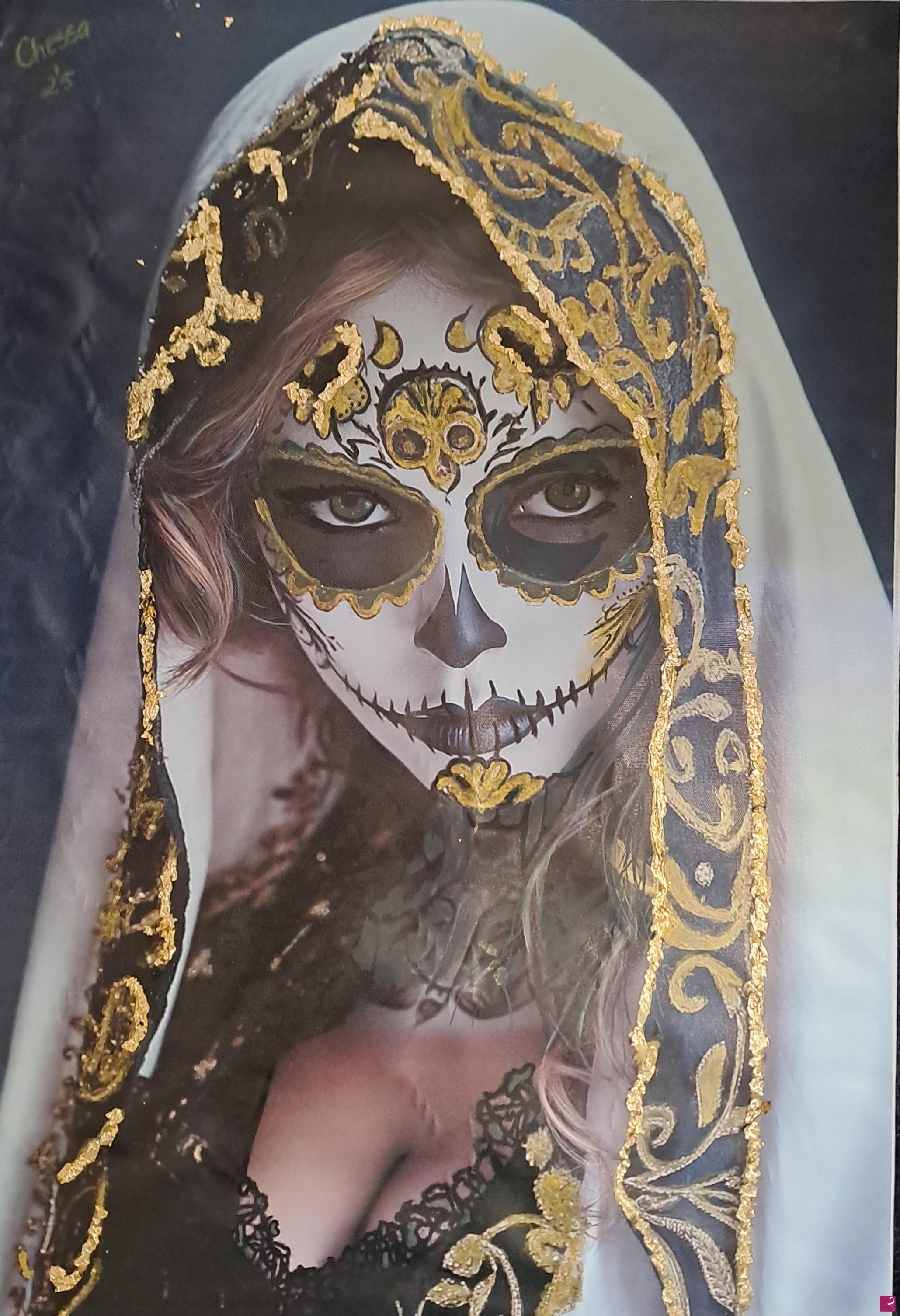 quadri in vendita online - La Santa Muerte bianca
