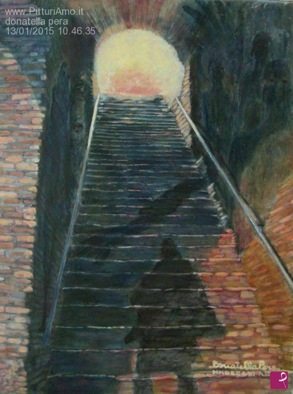 quadri in vendita online - La scala delle ombre