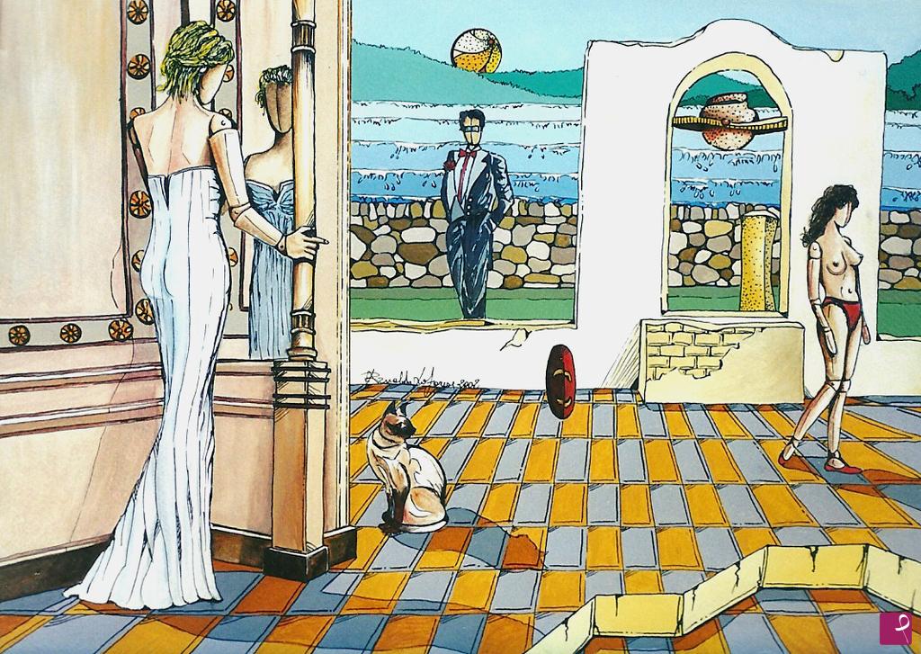 quadri in vendita online - La scelta dello sposo...