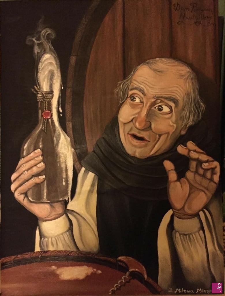 quadri in vendita online - La scoperta di Dom Perignon