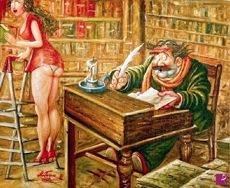 quadri in vendita online - la segretaria