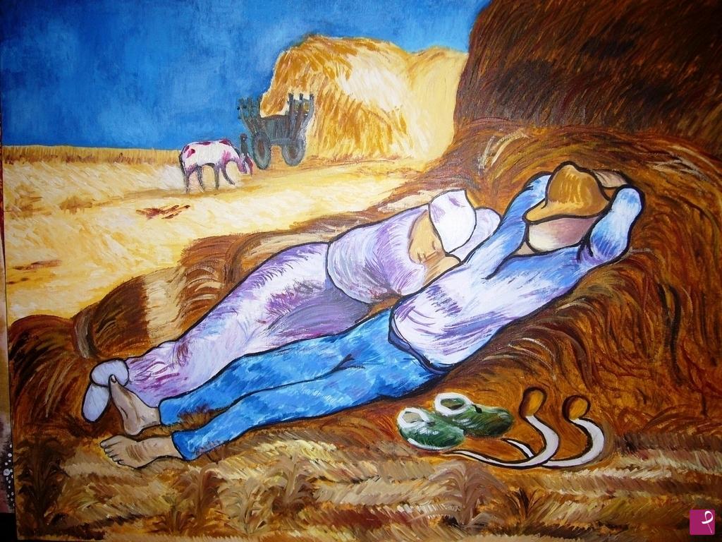 quadri in vendita online - La siesta