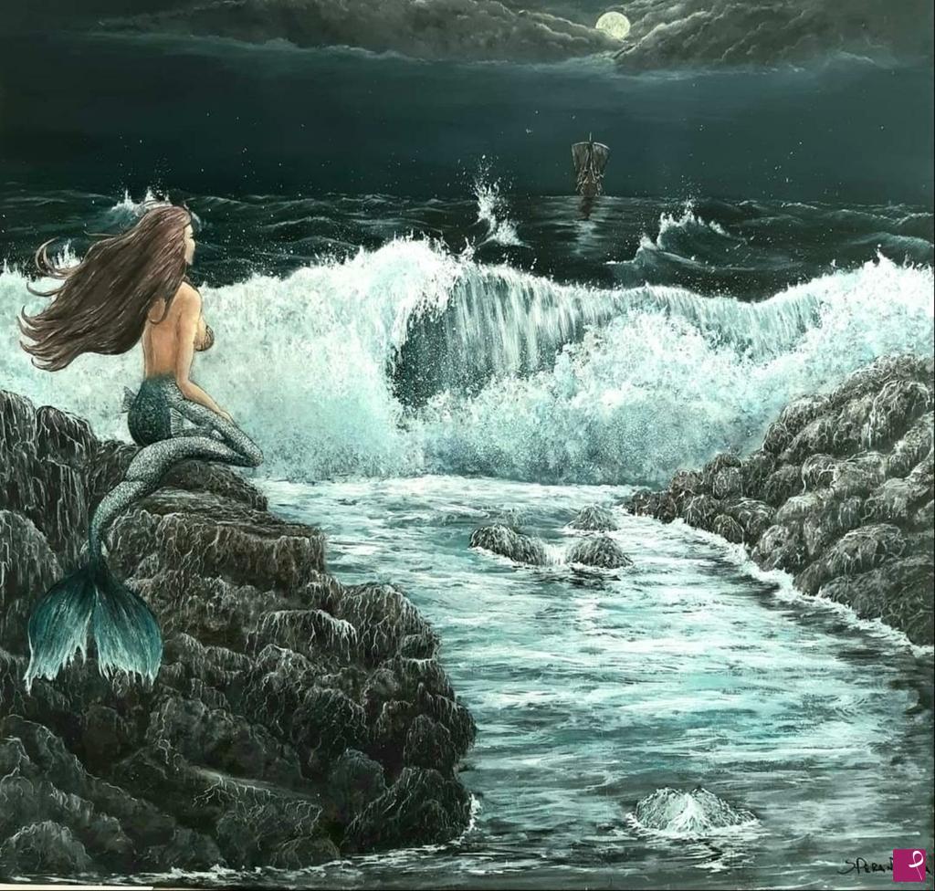 quadri in vendita online - La sirena Partenope 