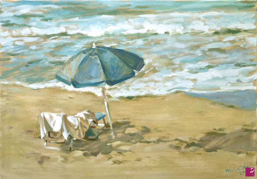 quadri in vendita online - La solitudine del mare