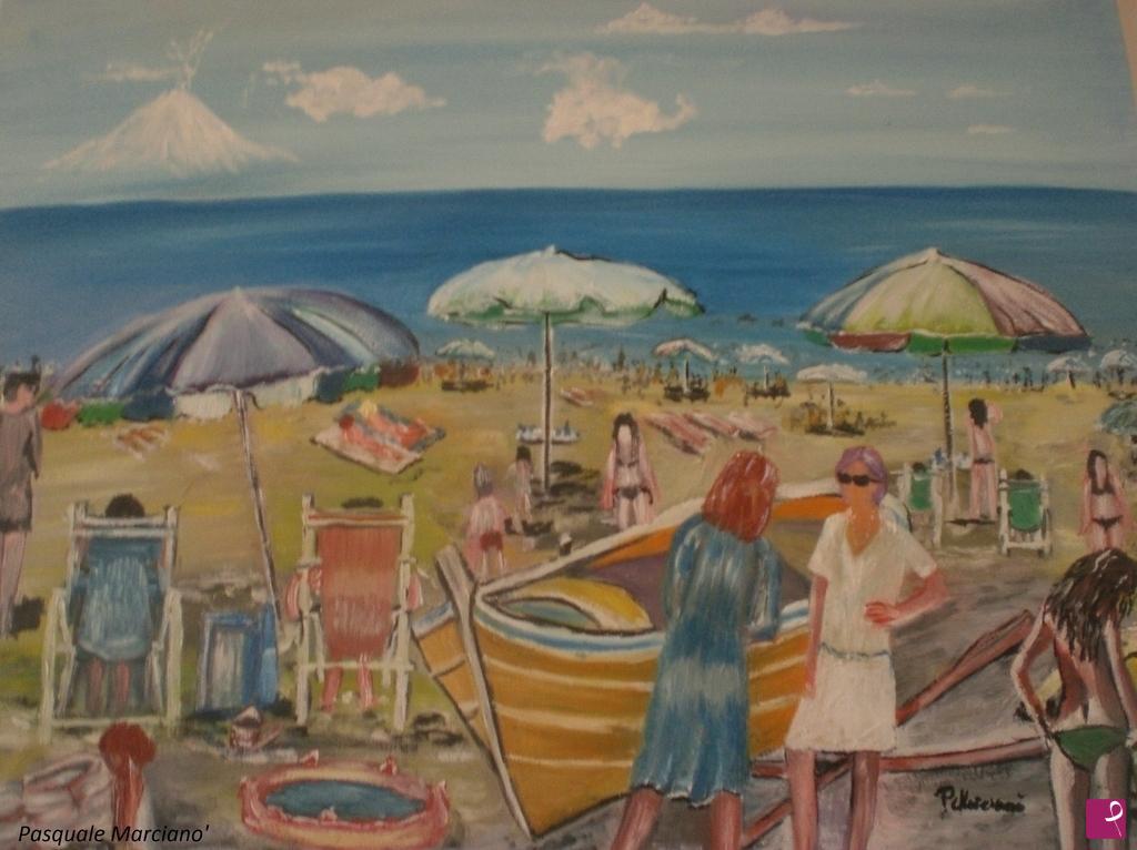 quadri in vendita online - "la spiaggia
