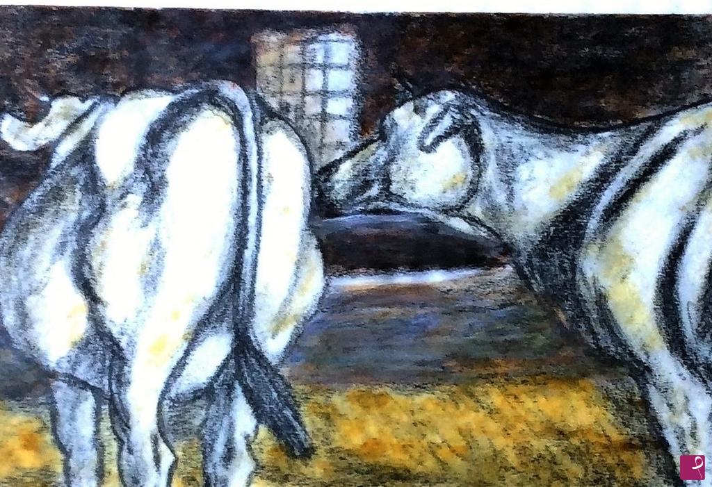 quadri in vendita online - La stalla