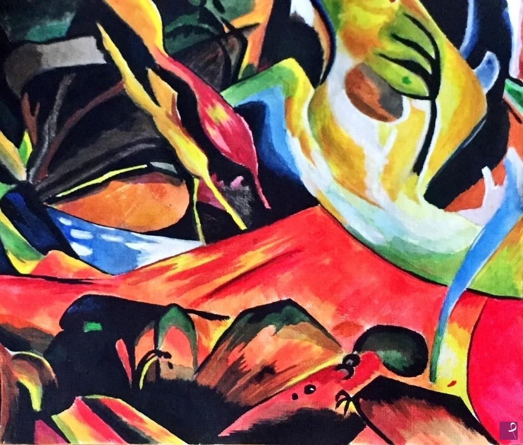 quadri in vendita online - La tempesta di August Macke