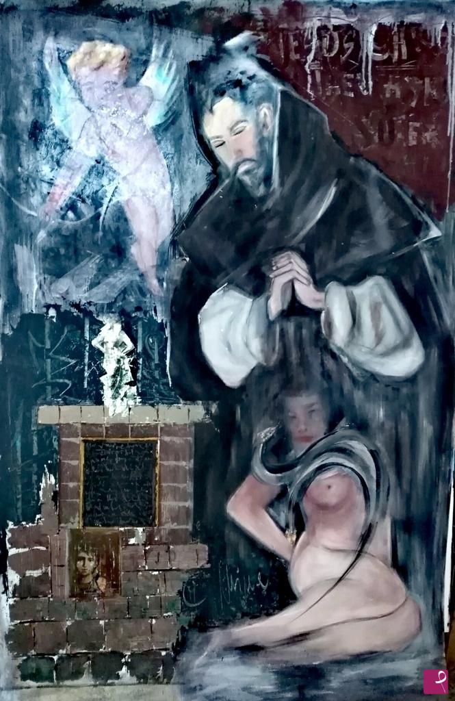 quadri in vendita online - La tentazione di San Domenico 