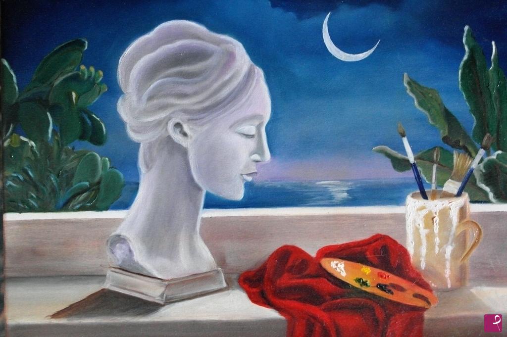 quadri in vendita online - LA TERRAZZA DI FILEMONE E BAUCI