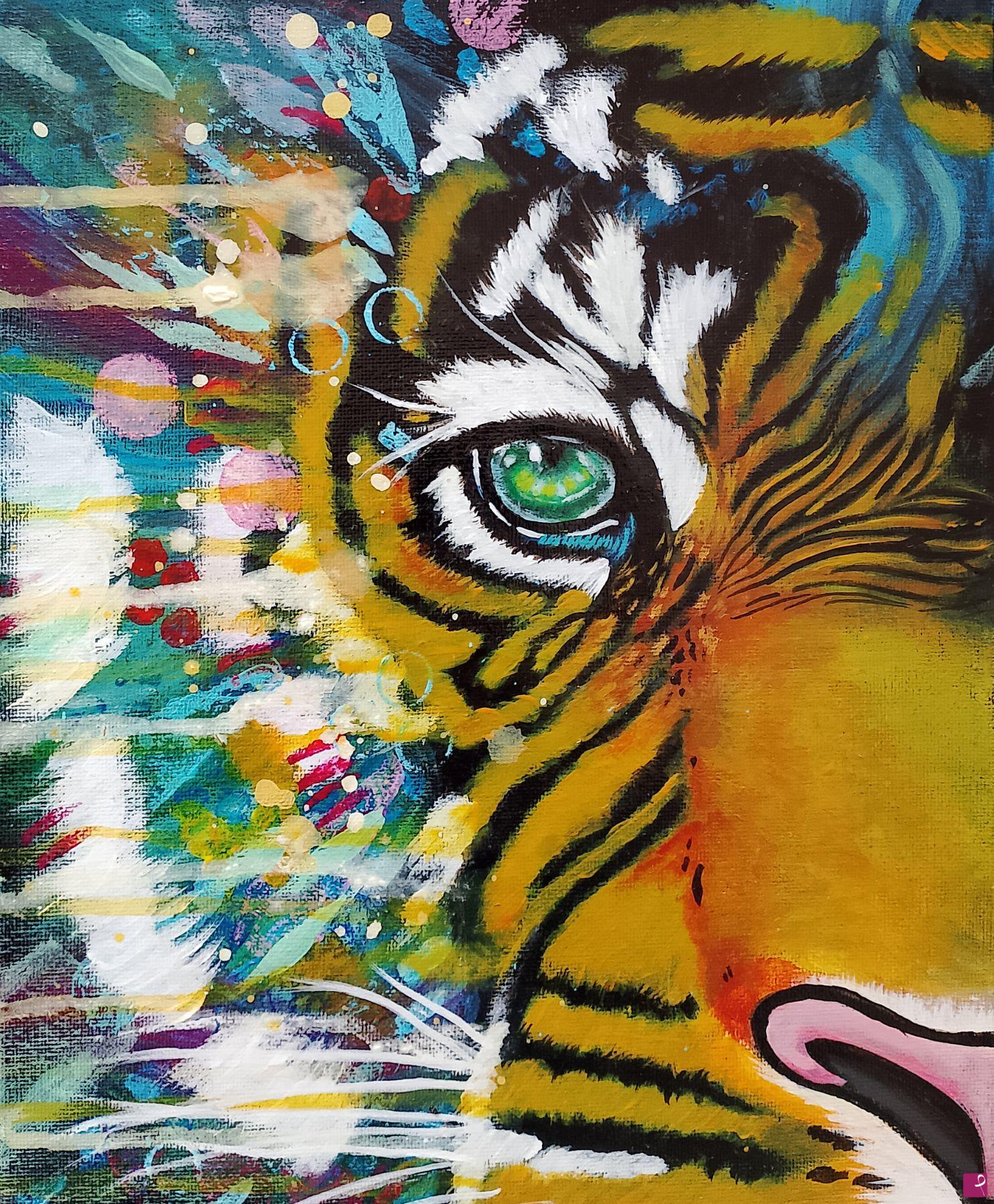 quadri in vendita online - La tigre - the tiger