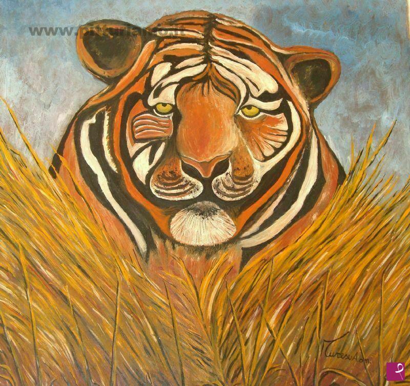 quadri in vendita online - LA TIGRE